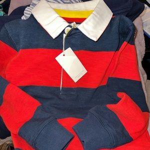 Mini Boden Long Sleeve polo
